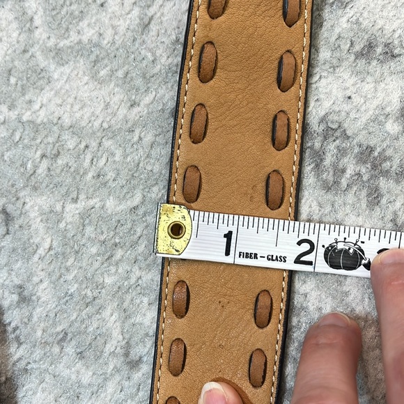 FOSSIL 1954 PATCHWORK GENUINE LEATHER HOBO SHOULDER BAG WOVEN STRAP - Picture 13 of 16